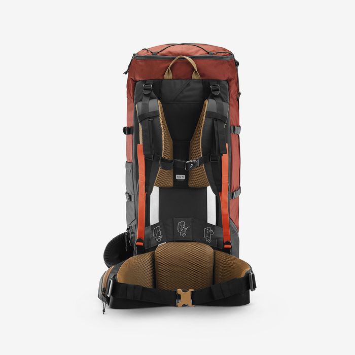 Rucsac Trekking cu husă ploaie Mt100 - produs resigilat Decathlon