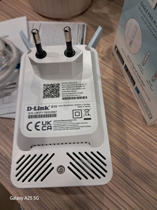 Усилвател за wifi D-LINK E15 EAGLE PRO AI AX1500