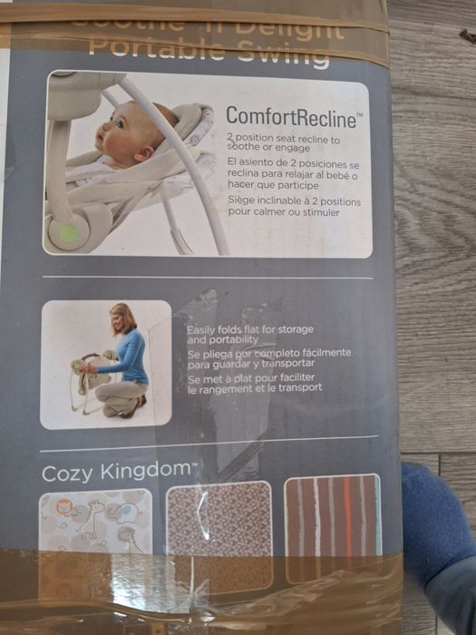 Scaun balansoar bebeluș electric muzica etc