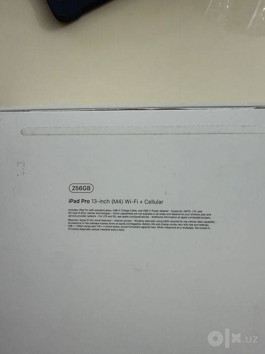 iPad Pro 13” M4 • 256 GB • Wi-Fi + Cellular/eSim идеальное состояние