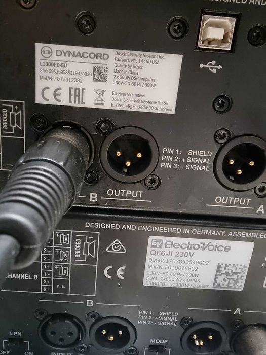Sistem PA complet Dynacord, Electrovoice, Behringer, Omnitronic