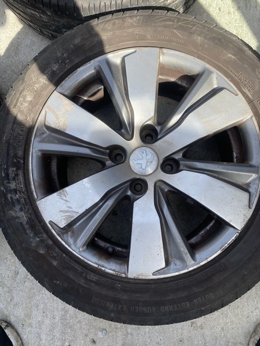 Jante Aliaj Peugeot 2008+anvelope 195/60 R16