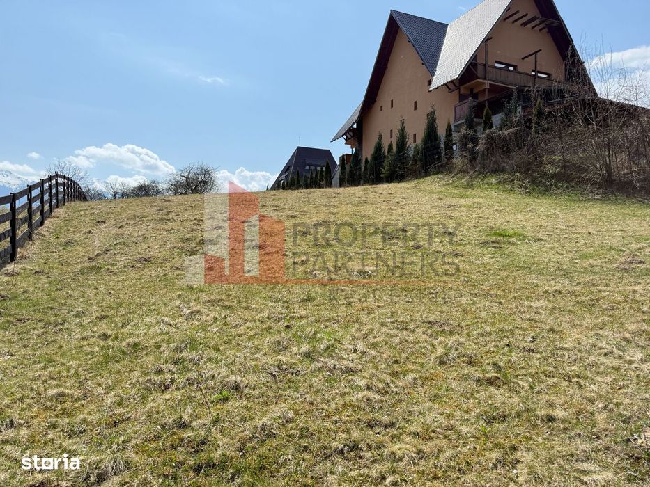 Teren Premium 1.200 mp | Bran - Predelut | Vedere spre Bucegi și Piatr