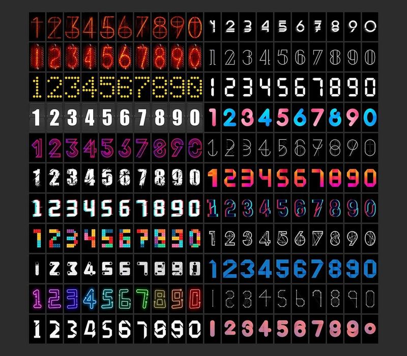 Ceas EleksMaker cu 6 ecrane LCD, display customizabil - cadou elegant