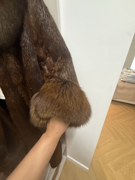 Шуба из натурального соболя