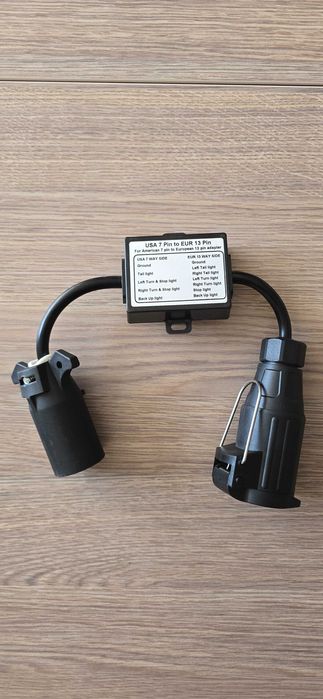 Преходник/адаптер букса за американски теглич US 7 -> EU 13 пина