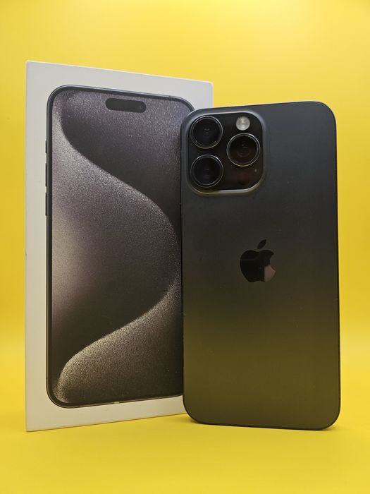 iPhone 15 Pro Max Titanium Black 256 GB Sănătate Baterie 89%
