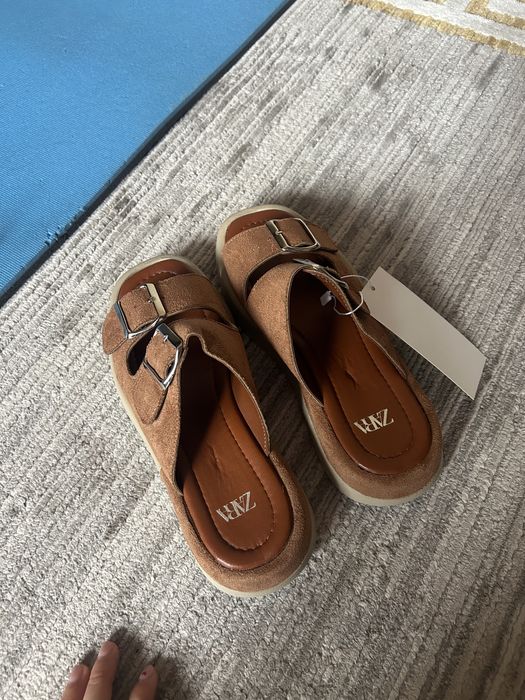 Шлепки новые зара