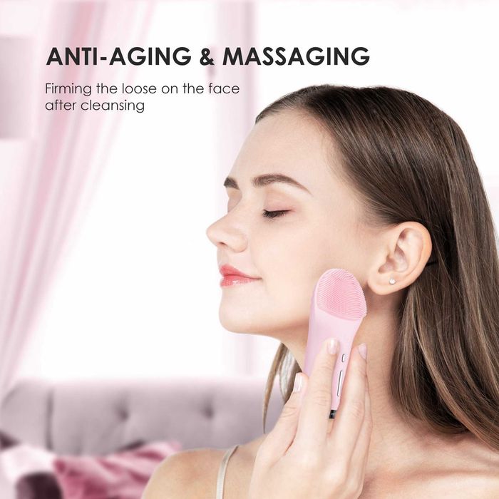 SVK CUTILY 3-в-1 звукова четка за почистване на лице от силикон