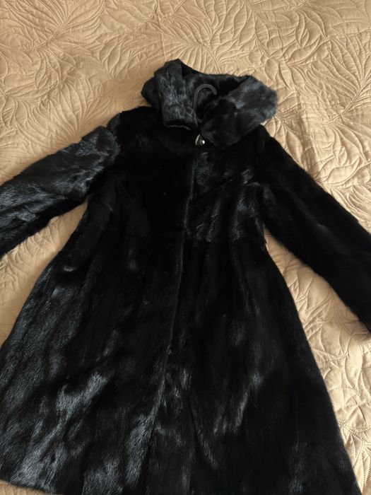 Шуба черная новая