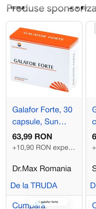 Galafor forte- 17 comprimate