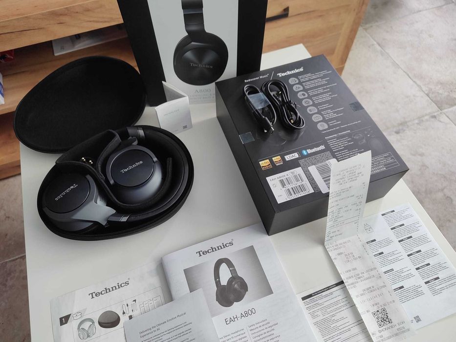 Technics EAH-A800E-K – с гаранция, пълен комплект, без забележки