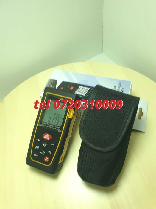 Telemetru Laser 40M Digital Portabil Husa Gratuit