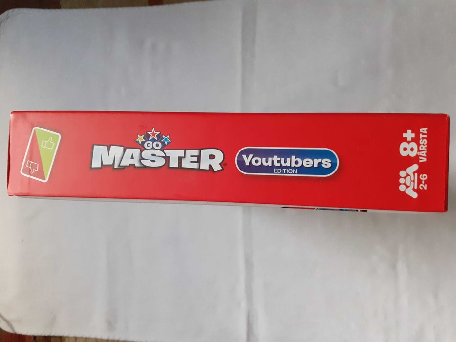 Joc de societate Go Master Youtubers, recom.8+, nou, sigilat, de cadou