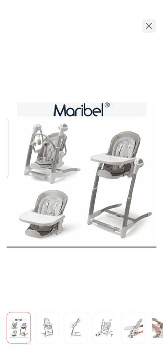 Стульчик для кормления 3 в 1 Maribel