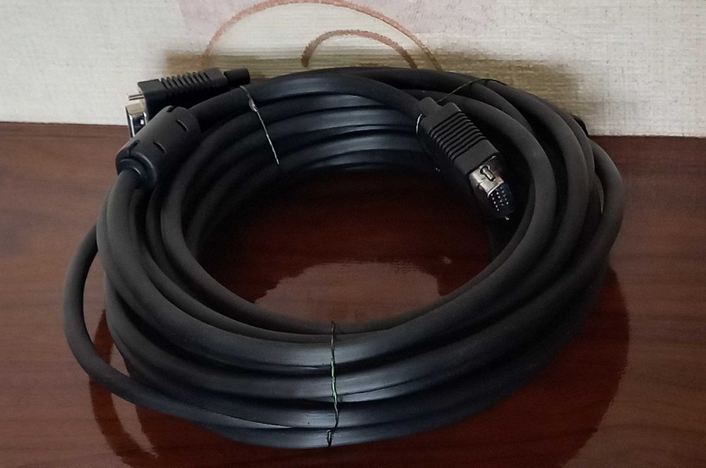 Кабель 10м VGA (D-Sub) на VGA (D-Sub)