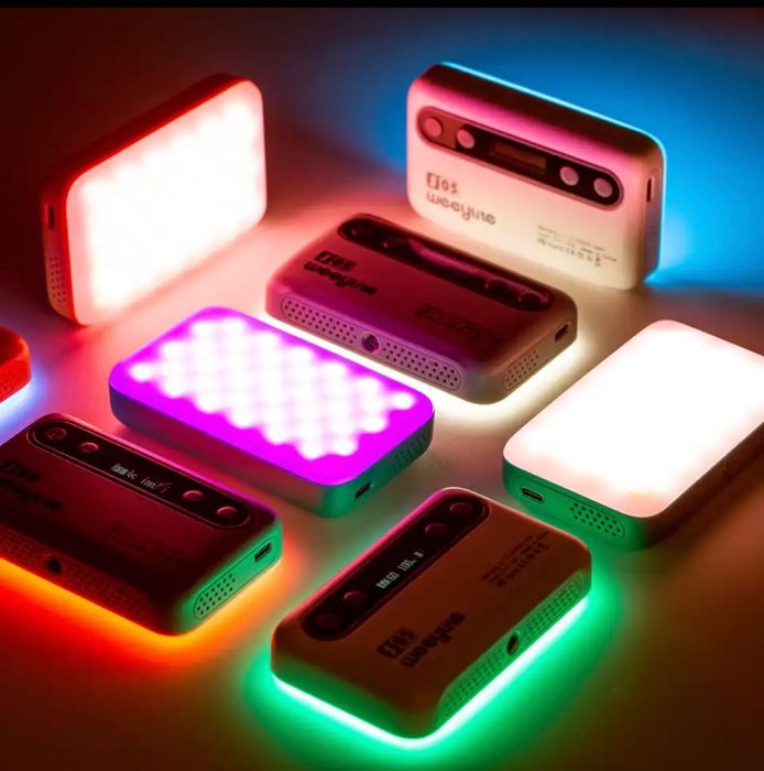 RGB. LED светлина. Фото. Видео. Влог. Диодно. осветлене за камера.