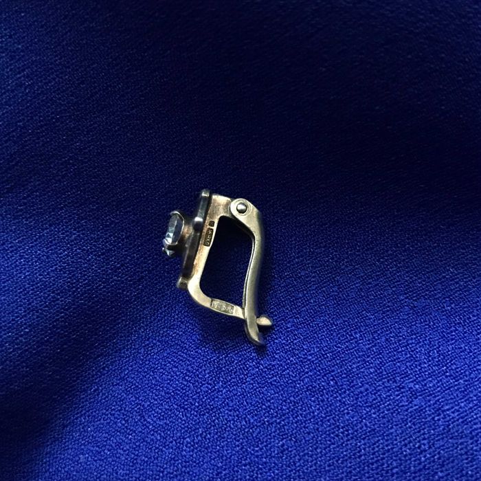 Редкие серьги серебро 875 СССР