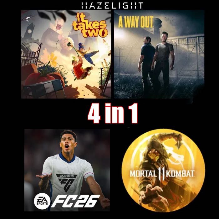 FC26 + MK11 + Hazelight Bundle (It Takes Two/A way out)