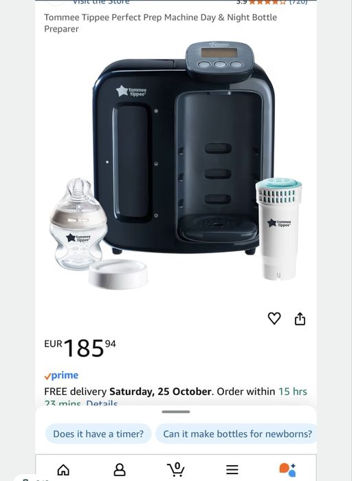 aparat de pregatit laptele la bebelusi