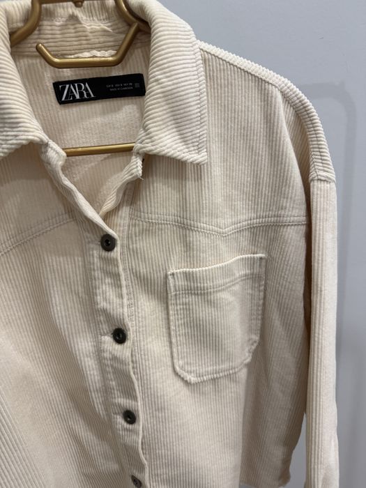 Велветовая рубашка ZARA