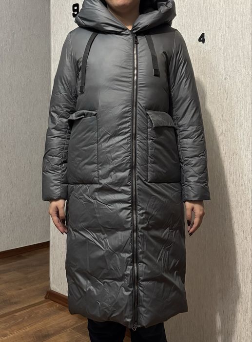 Куртка длинная зимняя б/у