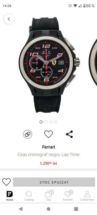 Ceas Ferrari bărbați SF.02.1.47.0214