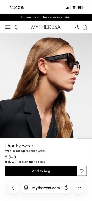 Слънчеви очила Dior