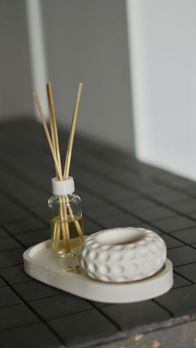 Set cu Tăviță ovală și suport lumânări