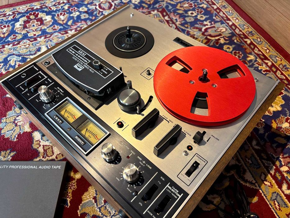 magnetofon AKAI GX-4400, stare impecabila, bonus rola RTM noua