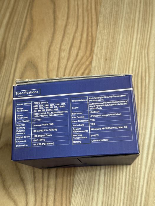 Aparat Foto Video • NOU • Sigilat