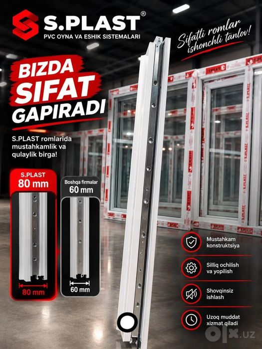 Rom va eshiklar bor.