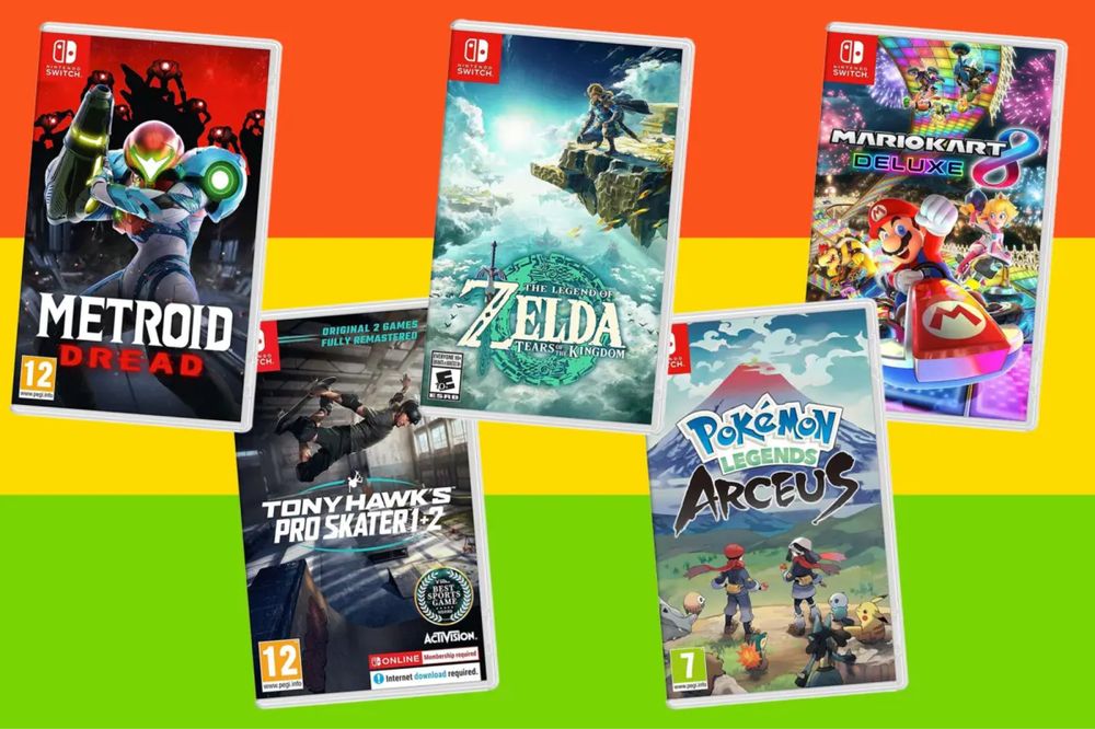Игры на Nintendo Switch , zelda, witcher, hogwarts, gta, mario