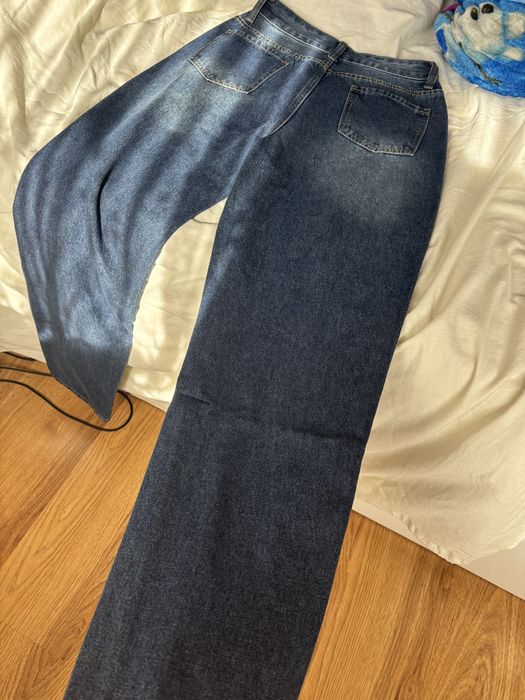 Чисто нови тъмно сини дамски дънки