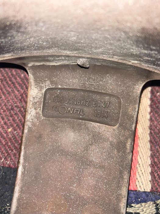 Гуми с джанти за ауди S line 18 ки 5*112 с централен отвор 66.6