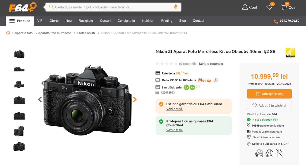 Nikon ZF Fullframe Mirrorless + opt 40mm f2 Fujifilm x-t5 x100VI like