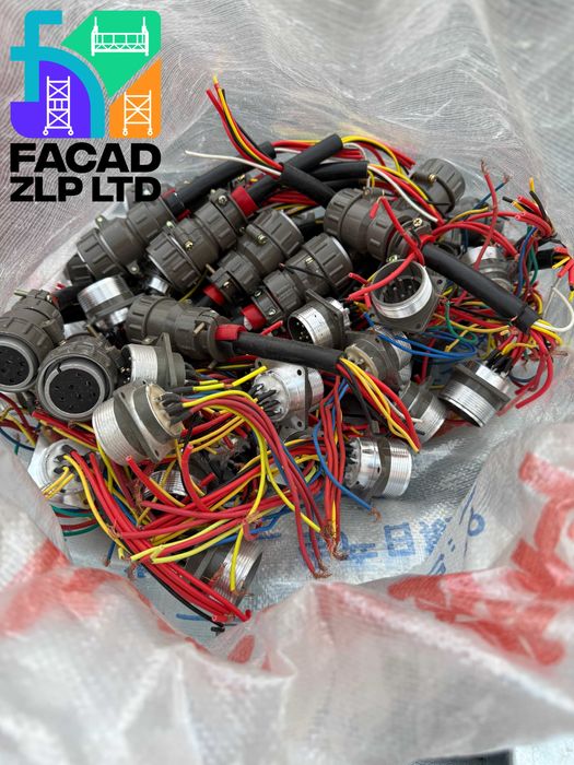 Разъём 8-контактный мама/папа для электрического щита люльки ZLP-630