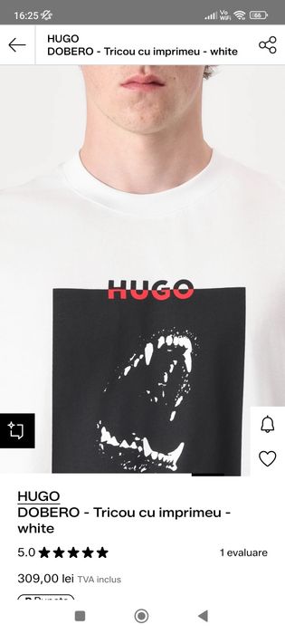 Oferta Tricou HUGO BOSS original 100% marimea M,L,XL  Armani noi