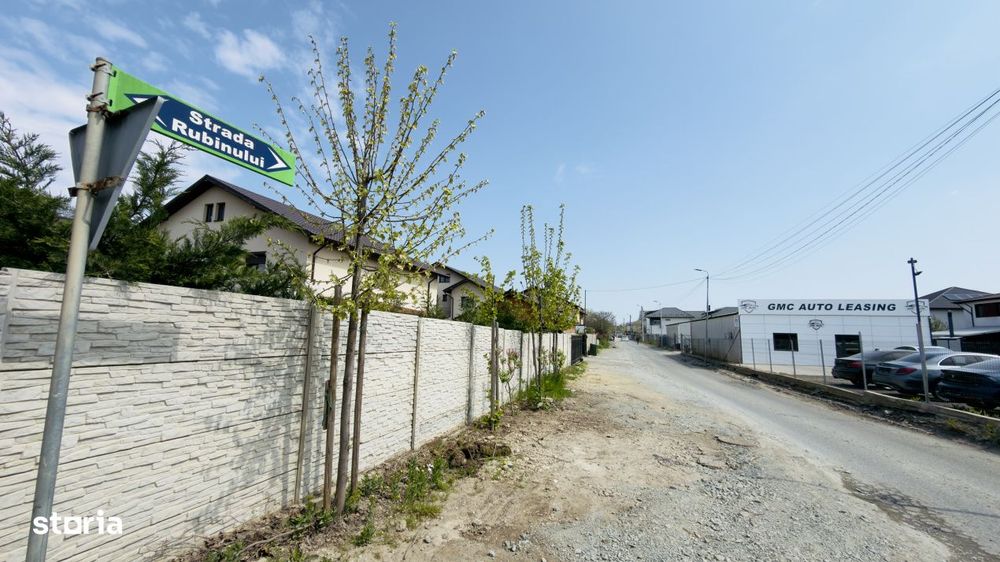 Teren 488 mp Bragadiru Str. Rubinului | Front 12 ml | POT 35% CUT 1.4