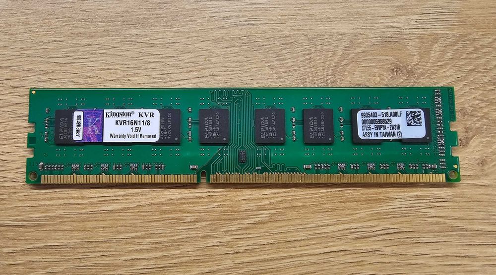 Рам памет KINGSTON 8GB DDR3 1600MHz KVR16N11/8