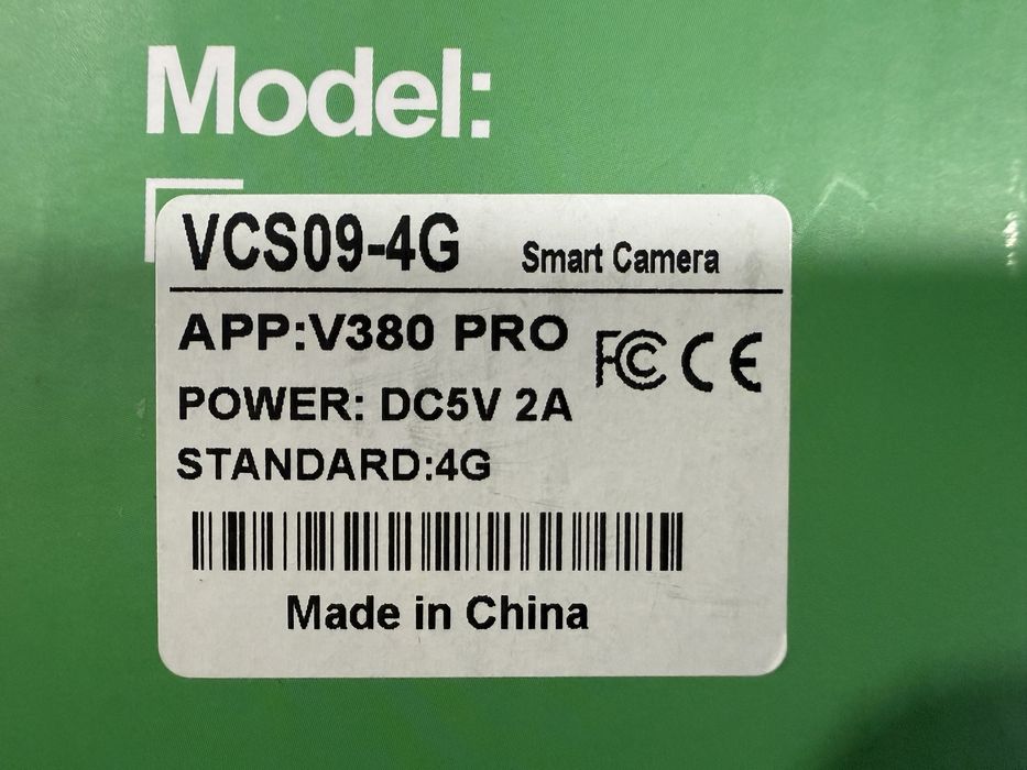 Solar Camera V380Pro Қуёш панелли сим картали 4G камера