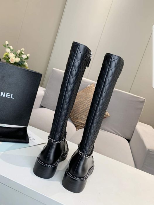 Cizme piele int ext, 39-39.5 Luxu