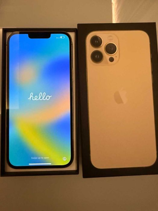 iPhone 13 Pro Max 256GB Gold – Отлично състояние, с кутия