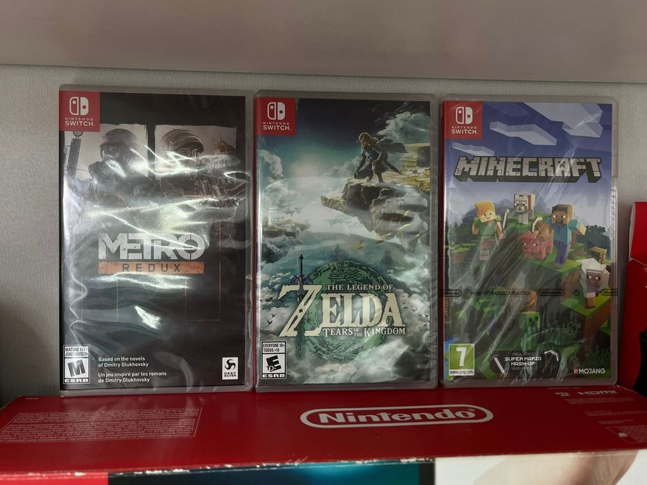 все для Nintendo switch картриджы игры аксессуары