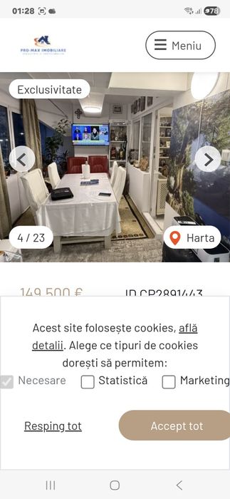 Apartament de vânzare 3 camere