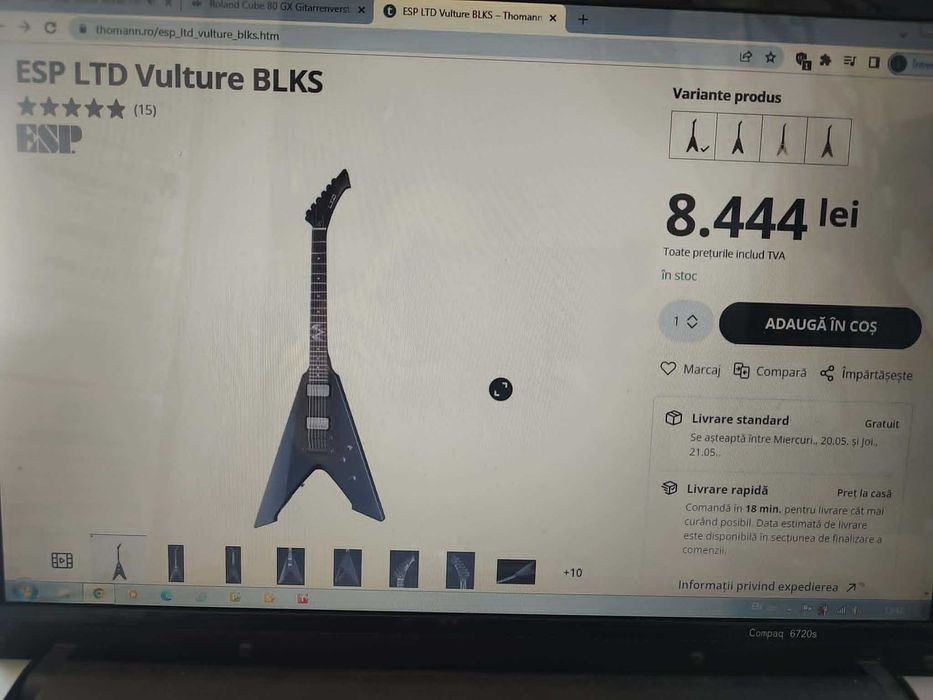 vind chitara ESP LTD Vulture BLKS