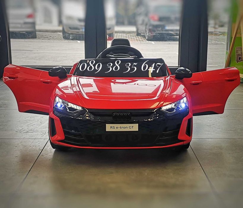 НОВО!Акумулаторна кола AUDI E-tron GT с EVA гуми,12V батерия,Bluetooth