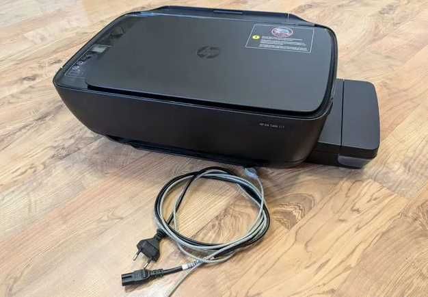 Струйный цветной МФУ принтер 3в1 HP Ink Tank 315 заправлен и хорошо пе