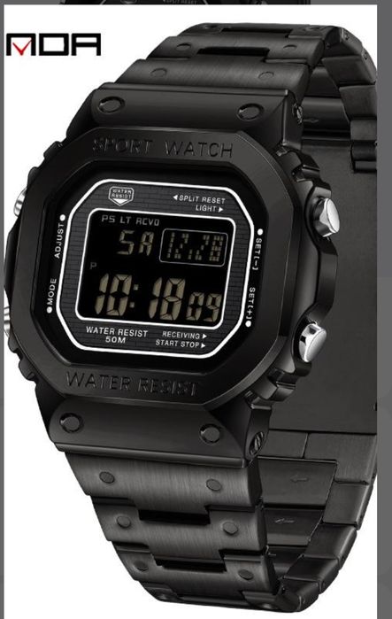 Часы sanda в железном корпусе