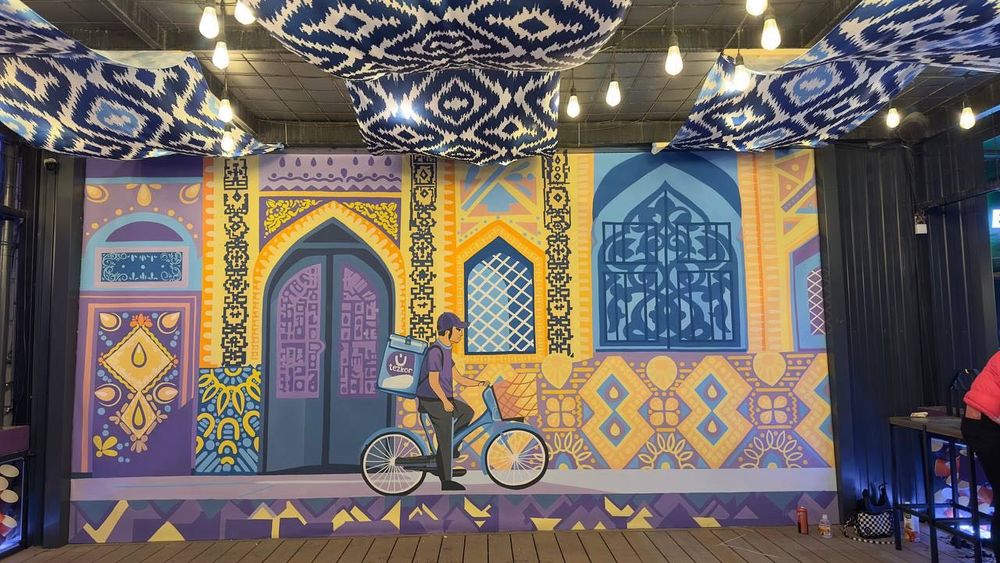 Роспись стен ручная работа